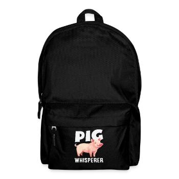 Chuchoteur de cochons Fermier drôle Fermier - Sac à dos - noir - Devant