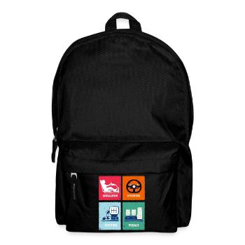 Sim Racing - Backpack - black - Front