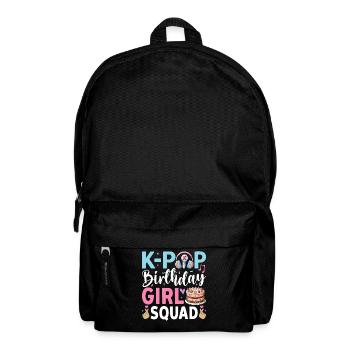 K-Pop Birthday Girl Squad - Backpack - black - Front