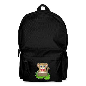 Monkey Poker Poker Card Game - Backpack - black - Front