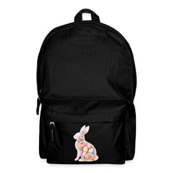 Hase Ostern Aquarell - Rucksack - Schwarz - Vorne