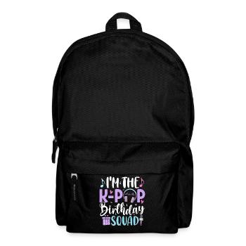 I'm The K Pop Birthday Squad - Backpack - black - Front