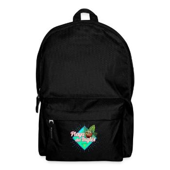 Playa del Ingles Gran Canaria Kanarische Souvenir - Rucksack - Schwarz - Vorne