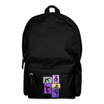 Gymnast Girl Gymnastics Gymnastics Acrobatics - Backpack - black - Front