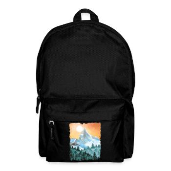 Hiking Mountains Hike Vintage - Backpack - black - Front