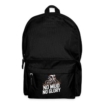 No Mud No Glory – Gravel Bike Fahrrad - Backpack - black - Front