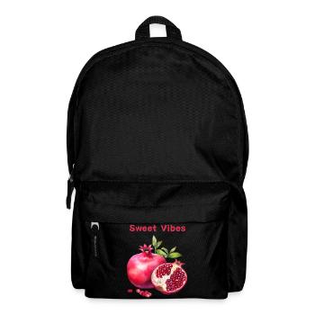 Sweet Vibes Pomegranate Art - Backpack - black - Front