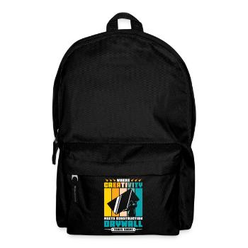 Drywall Drywall Builder Drywall Fitter - Backpack - black - Front