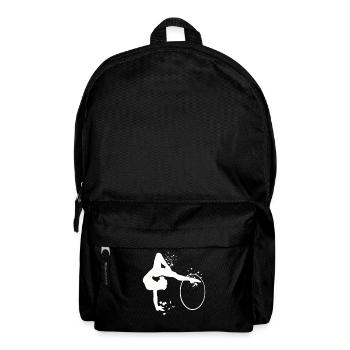 Gymnastique, cercleaux, gymnastique rythmique - Sac à dos - noir - Devant