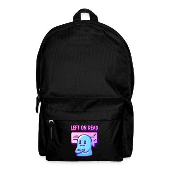 Laissé sur Lire Humeur Fantôme - Sac à dos - noir - Devant
