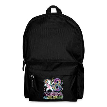 8 Conception de la Licorne d’Énergie du Chaos Magique - Sac à dos - noir - Devant