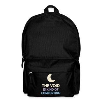 Existenzieller Humor, Nihilismus, Humor, - Rucksack - Schwarz - Vorne