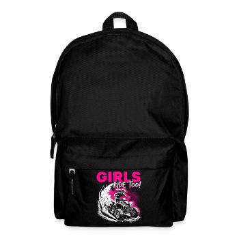 Quad ATV Woman Girl Four Wheeler - Backpack - black - Front