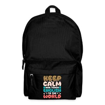 ELL-Lehrer englische Sprache - Rucksack - Schwarz - Vorne