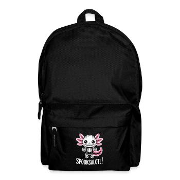 Mignon squelette hanté avec des ailes - Sac à dos - noir - Devant