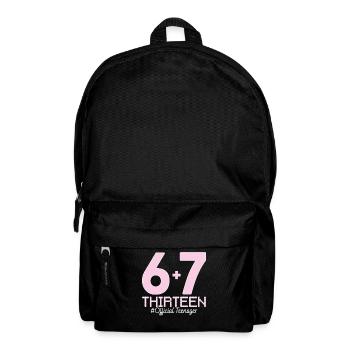 13. Geburtstags-Shirt Lustiges Meme 67 Geburtstag 13 - Rucksack - Schwarz - Vorne