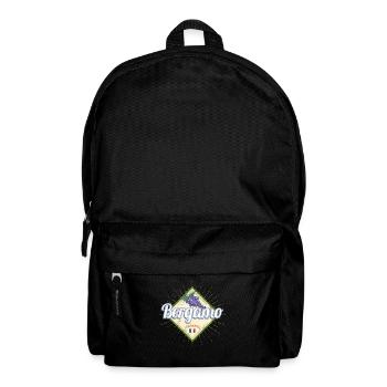 Bergamo Lombardei Italien Weintrauben Souvenir - Rucksack - Schwarz - Vorne