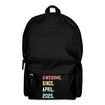 Großartig seit April 2025 - Rucksack - Schwarz - Vorne