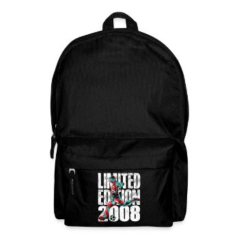 Fußball 2008 Geburtstag Limited Edition - Rucksack - Schwarz - Vorne