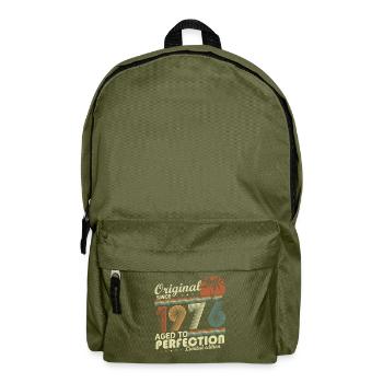 Original 1976 Vintage Retro Geburtstag Geschenk - Backpack - olive green - Front
