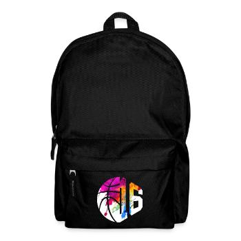 NON. 16 NUMÉRO 16 BASKET 16E ANNIVERSAIRE - Sac à dos - noir - Devant