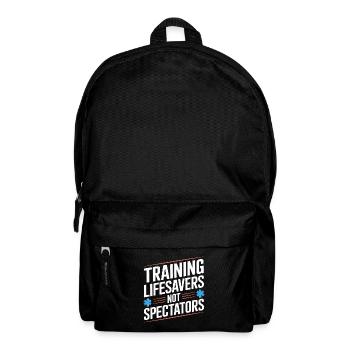 Paramedic Training Lifesavers Emergency Services - Backpack - black - Front