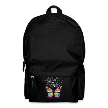 Graphique inspirant de fan papillon - Sac à dos - noir - Devant