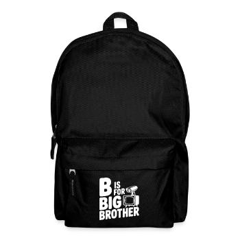 B is for Big Brother - Backpack - black - Front