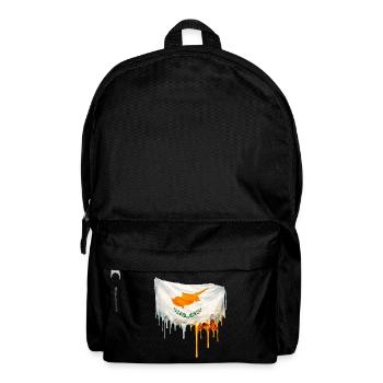 Cypriot flag colorful color - Backpack - black - Front