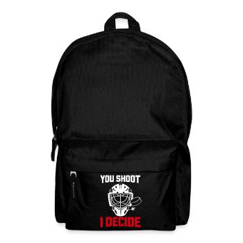 Hockey Goalie Geschenk Goalie Life Hockey Goalie - Rucksack - Schwarz - Vorne