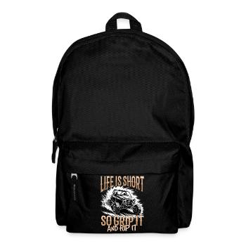UTV Off Road Boy Men 4 Wheeler Side by side - Backpack - black - Front