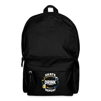 Ligue de la Bière Hockey Humour des joueurs drôles de hockey - Sac à dos - noir - Devant