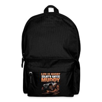 UTV Tout-Terrain Boy Men 4 Wheels Side by Side - Sac à dos - noir - Devant