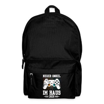 Familie Set NEW UNCLE ON THE BLOCK 2026 LUSTIG - Rucksack - Schwarz - Vorne