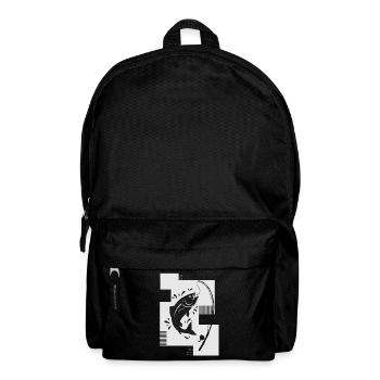 Fishing Fish Fishing Rod - Backpack - black - Front