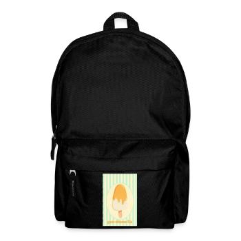 Ganz dünnes Eis Retro Sommer Eis Design - Rucksack - Schwarz - Vorne