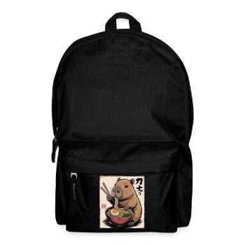 Capybara Ramen Feast - Backpack - black - Front