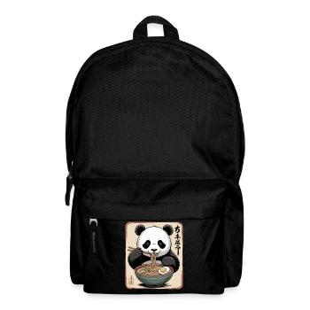 Panda Ramen Feast - Backpack - black - Front