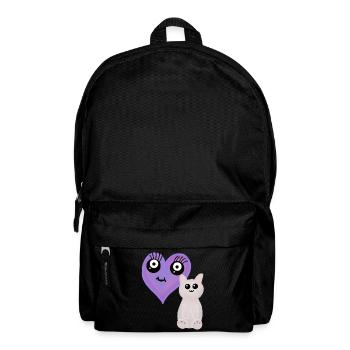 Cat Hearts Pets Cats - Backpack - black - Front