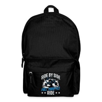 UTV Off Road 4 Wheeler Side by side - Backpack - black - Front