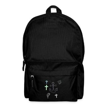  Anker Kreuz Eis maritim - Backpack - black - Front