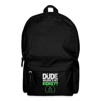 Don d’organes par don de rein - Sac à dos - noir - Devant