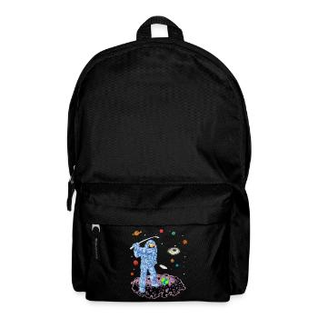 Chemise de golf spatial Astronaute - Sac à dos - noir - Devant