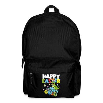 Dino Easter Monster Truck - Backpack - black - Front