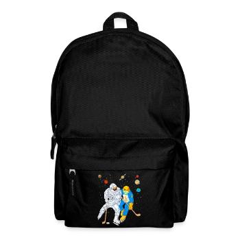 Astronaut Alien Weltraumhockeyshirt - Rucksack - Schwarz - Vorne