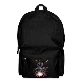 Astronaut Punch Galaxy Shirt - Backpack - black - Front