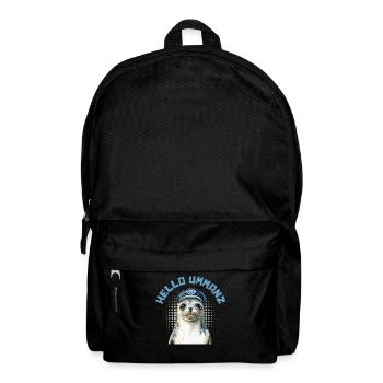 Insel Ummanz MOIN UMMANZ Ostsee Urlaub Lustig - Rucksack - Schwarz - Vorne