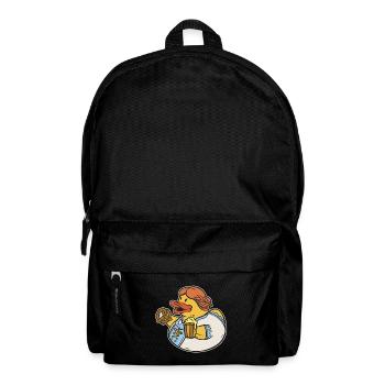 Ente, Bier & Breze – Bierzelt  - Rucksack - Schwarz - Vorne