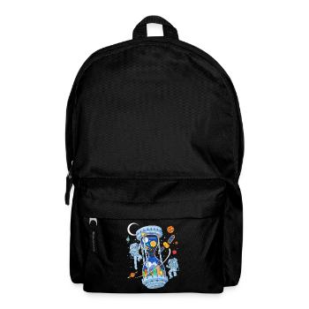 Space Hourglass Astronauts Galaxy Time - Backpack - black - Front