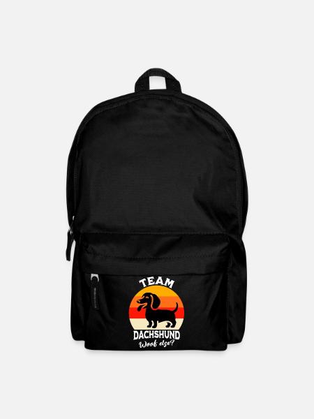 Team Dackel - Rucksack - Schwarz